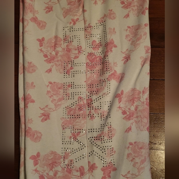 PINK x LoveShackFancy Bling Oversized Crew Sweatshirt & Sweatpants Set (M/L Set) - Picture 12 of 14